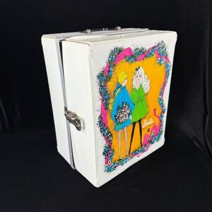 Vintage 1968 Mattel The World Of Barbie Doll Trunk Carrying Case played with